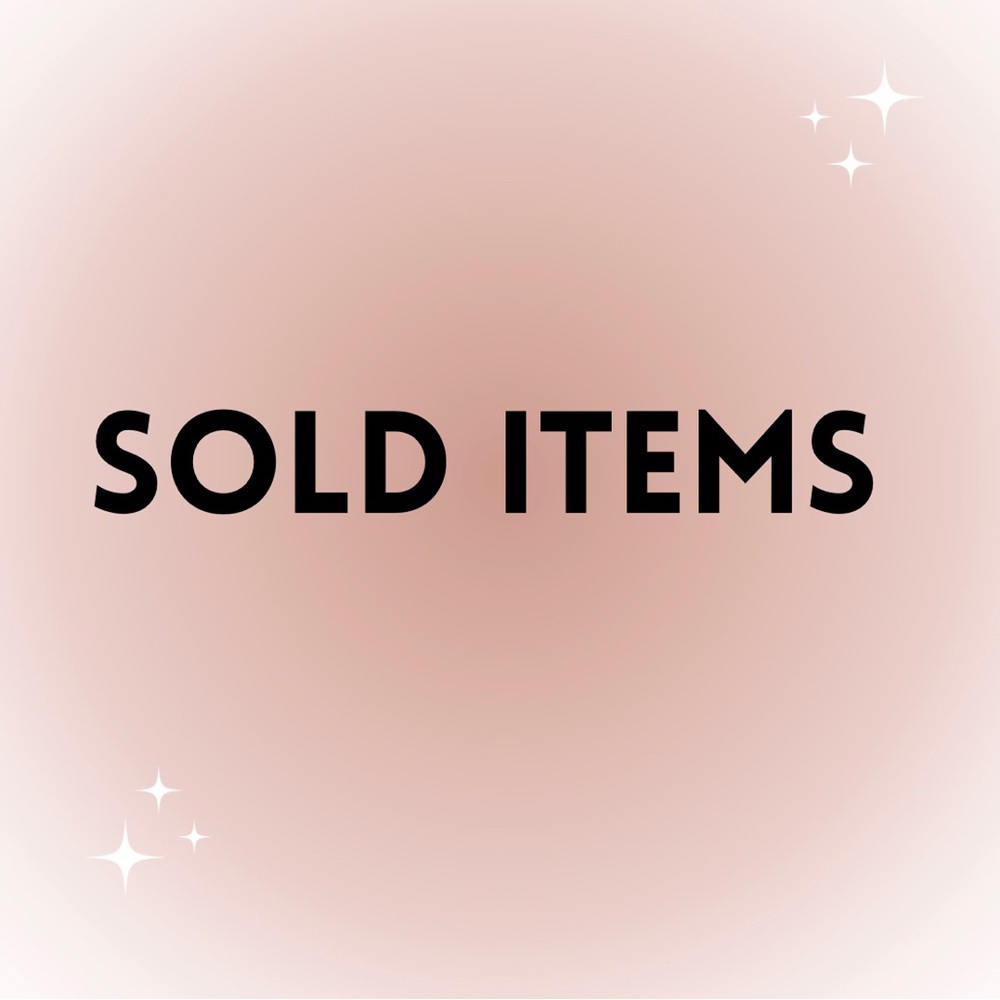 SOLD ITEMS